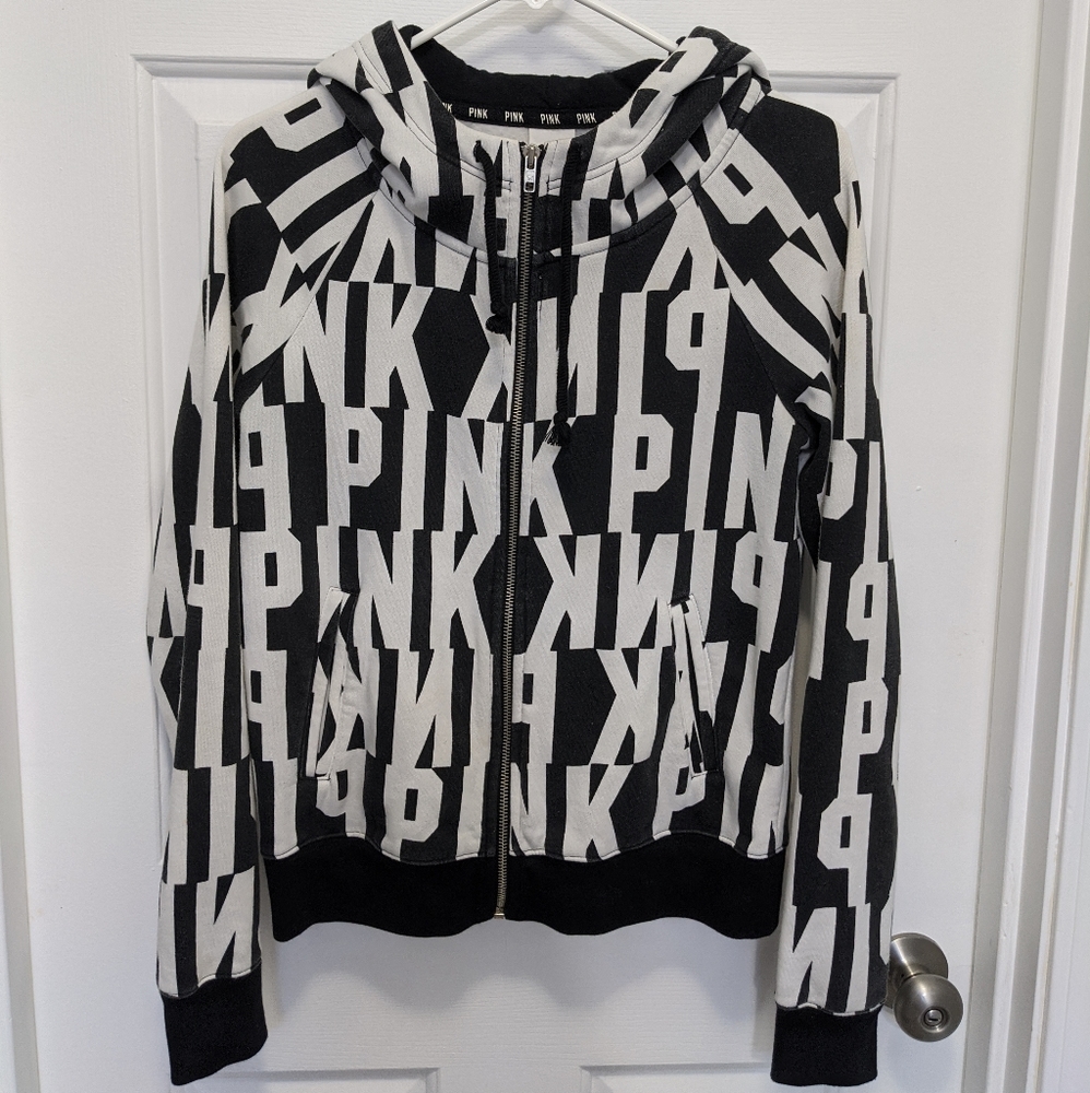VS Pink zip up hoodie